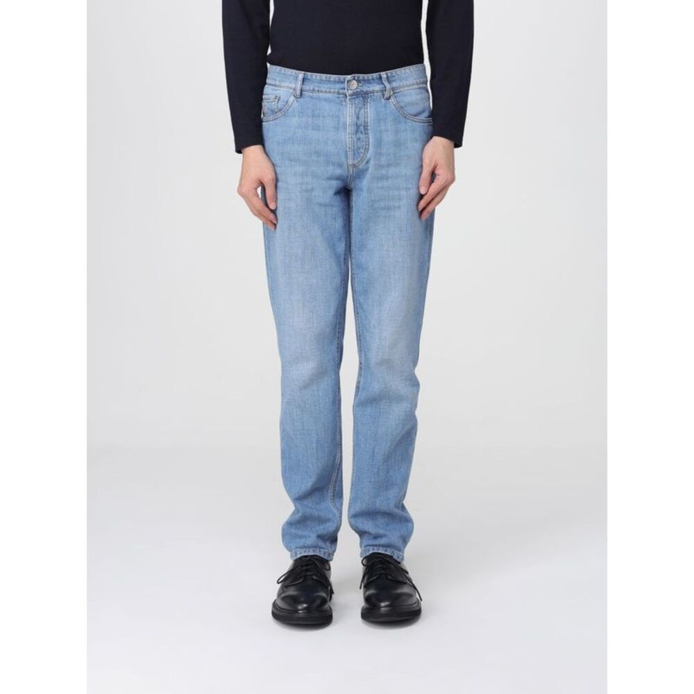 Brunello Cucinelli Men Regular Denim Jeans Brunello Cucinelli